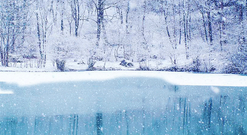 A woman on ice